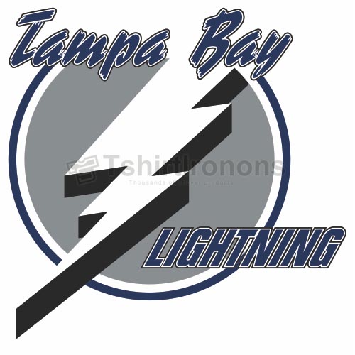 Tampa Bay Lightning T-shirts Iron On Transfers N336 - Click Image to Close